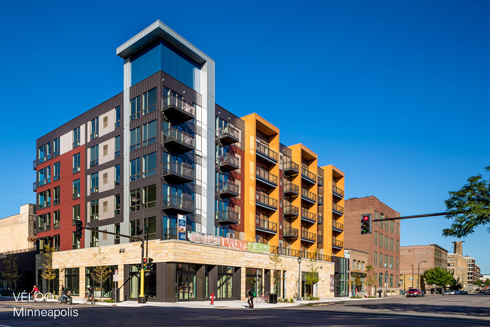 VELO mixed-use multifamily development by Opus