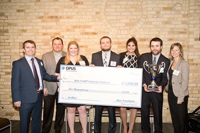 Students of Marquette University were awarded first prize in the NAIOP University Challenge.