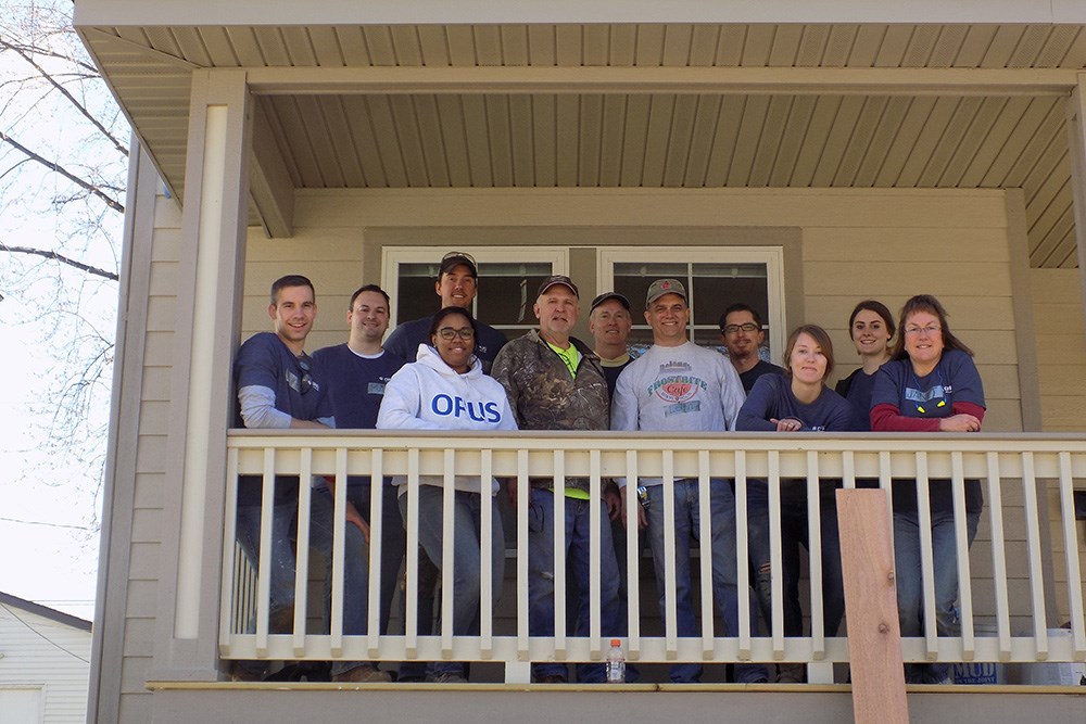 The Minneapolis office gave back to the community on Opus' 6th Annual Founder's Day.