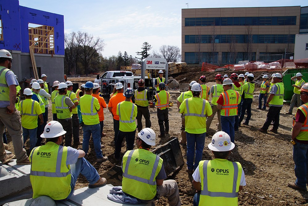 We’re recognizing the importance of focusing on preventing falls in construction at our own jobsites.