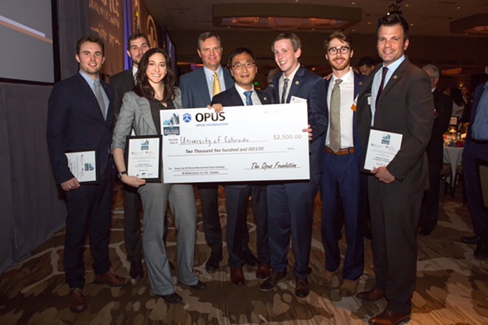 The Opus Foundation® awarded scholarships to winners of the NAIOP University Challenges in Denver, Indianapolis and Minneapolis. 