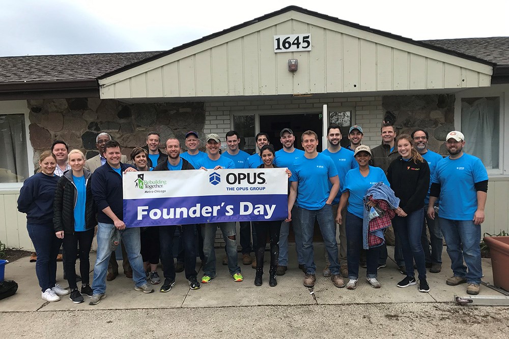 Associates across the company spent a day volunteering as part of our 8th Annual Founder's Day.