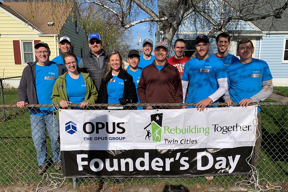 Associates across the company spent a day volunteering as part of our 8th Annual Founder's Day.