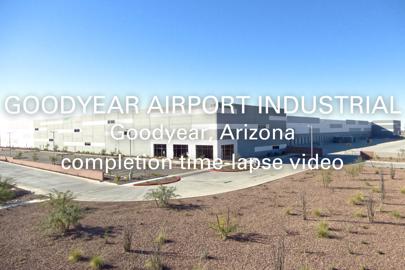 exterior of Goodyear Airport Industrial speculative development in Goodyear, Arizona