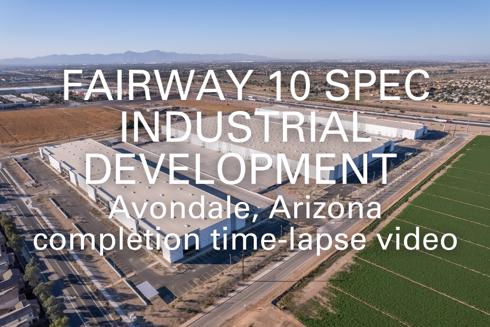 Fairway 10 Speculative Industrial Development time-lapse completion video thumbnail