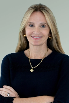 smiling person in business attire