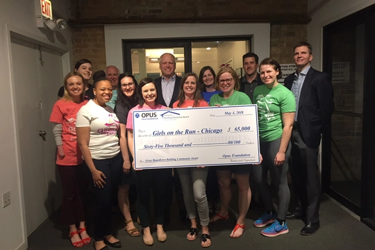 Girls on the Run – Chicago is the fourth annual Gerry Rauenhorst Building Community Award winner!