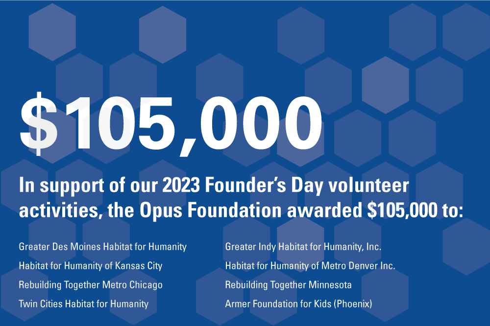 Gerald Rauenhorst 2023 Founder’s Day Events - Opus