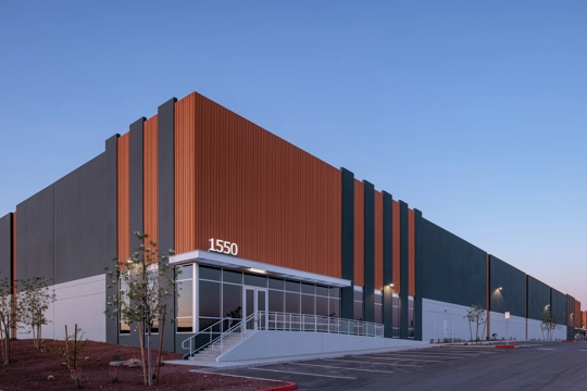 exterior of industrial building