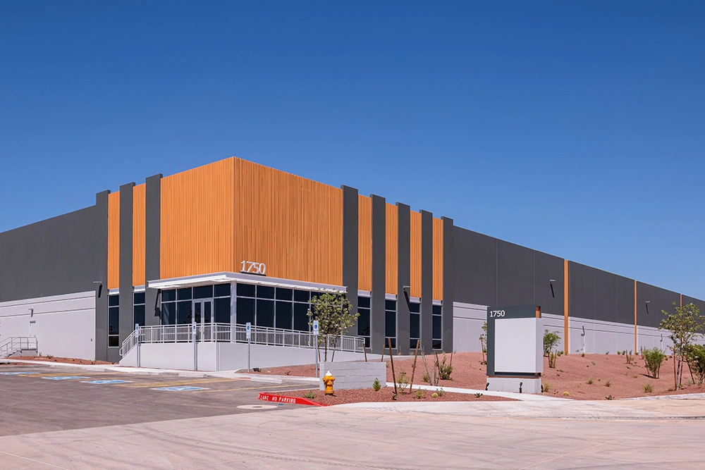 exterior of industrial building