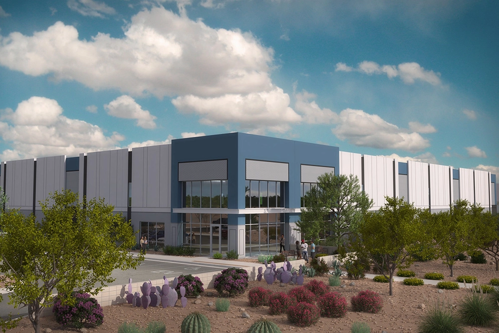 rendering of industrial building