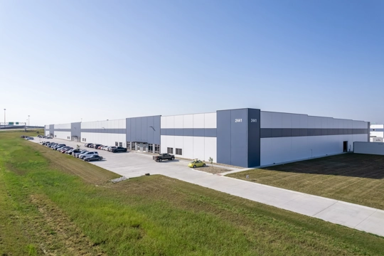 exterior of industrial building