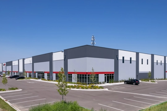 exterior of industrial building