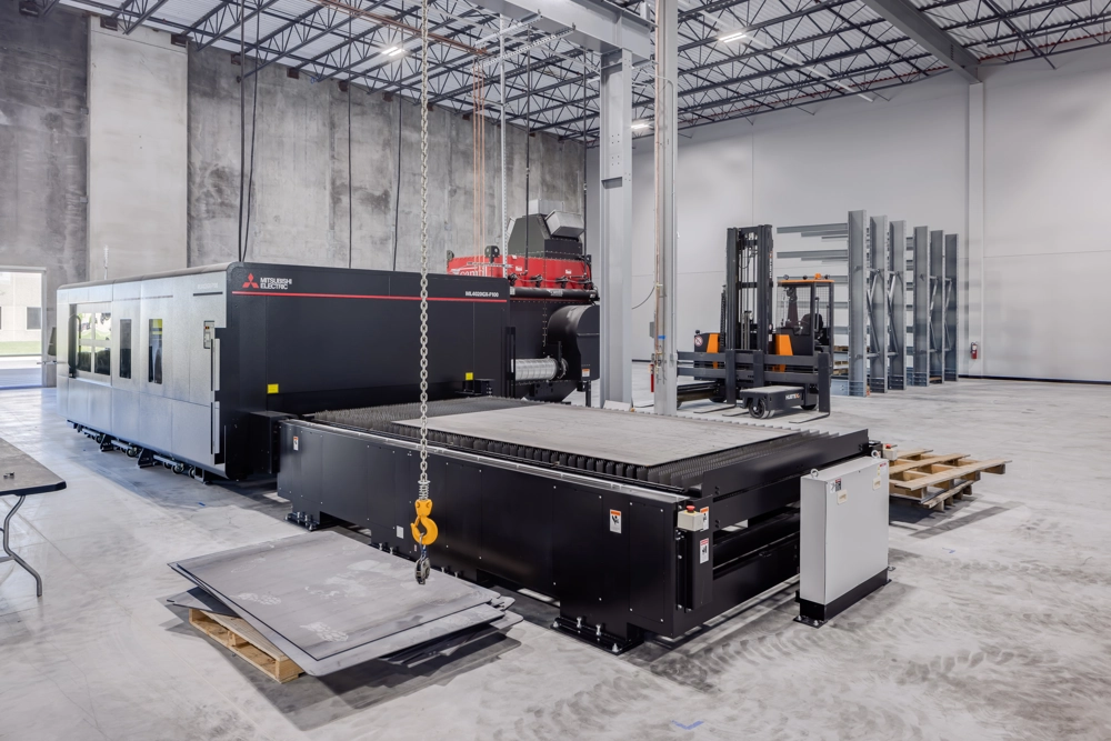 equipment inside an industrial building