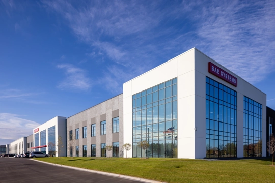 exterior of industrial building