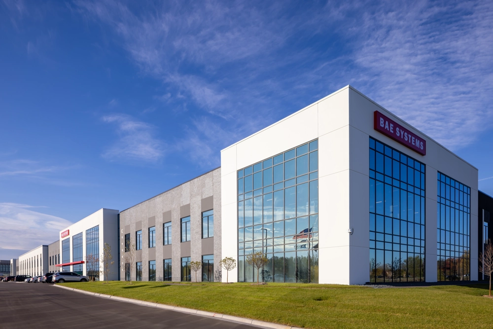 exterior of industrial building