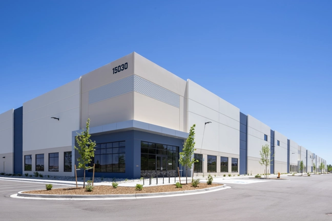 exterior of industrial building