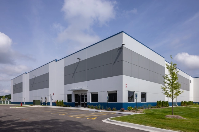exterior of industrial building