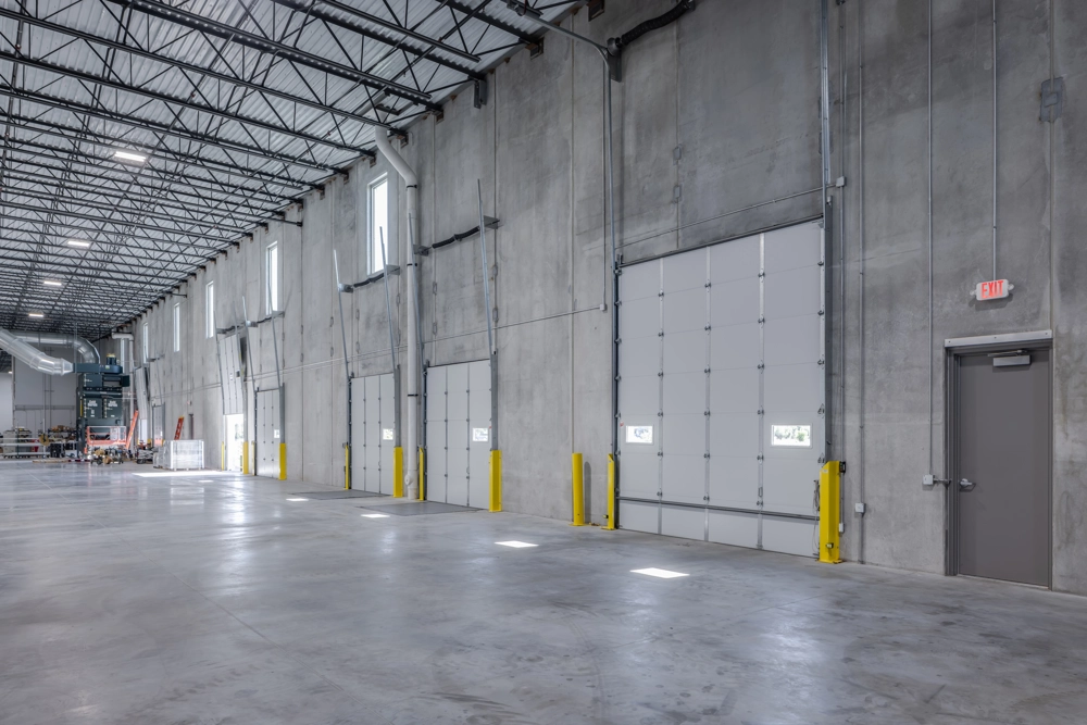 interior of warehouse in industrial building