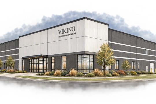 rendering of industrial building