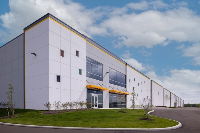 exterior of industrial building