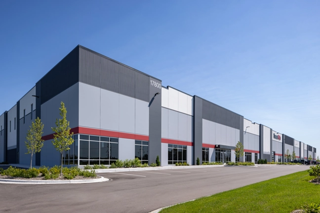 exterior of industrial building