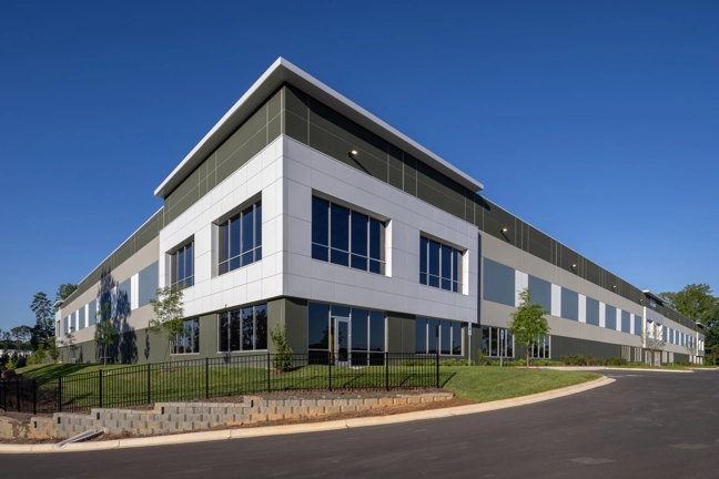 exterior of industrial building