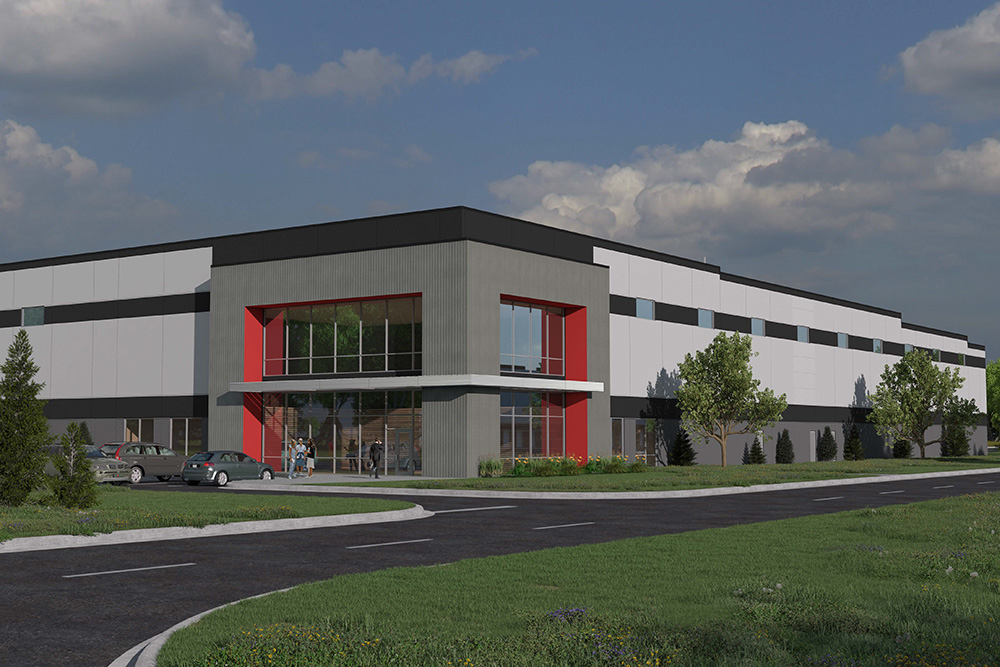 First Building in Pittsboro Commerce Center - Opus