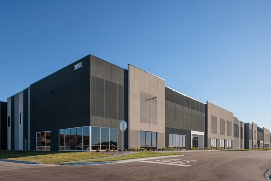 exterior of industrial building