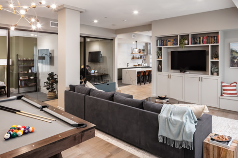 The Marke of Elmhurst Luxury Multifamily Clubroom Amenity developed by Opus