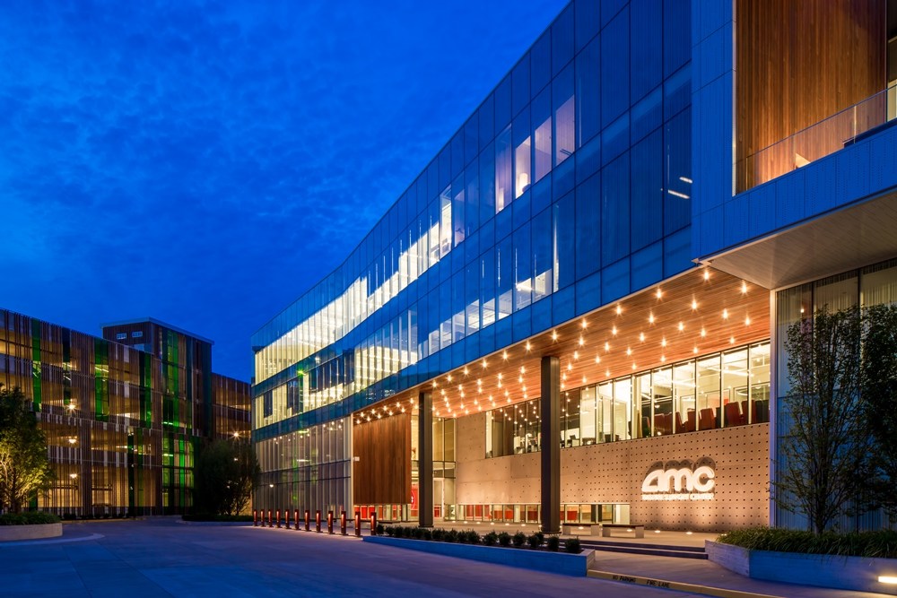 AMC Theatre Support Center, suburban office construction