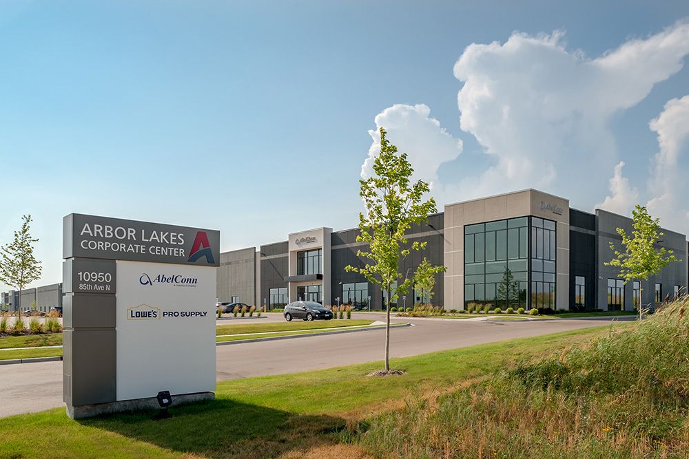 AbelConn’s tenant improvement in Arbor Lakes Corporate Center in Maple Grove, Minnesota
