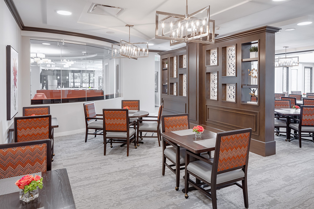 Opus Builds La Grange Assisted Living The Group - Nursing Home Dining Room Decorating Ideas