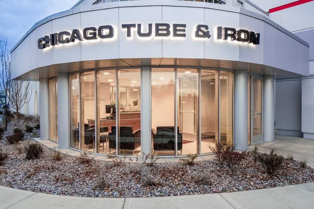 Opus Design Build showed its industrial construction expertise with Chicago Tube & Iron's warehouse expansion.