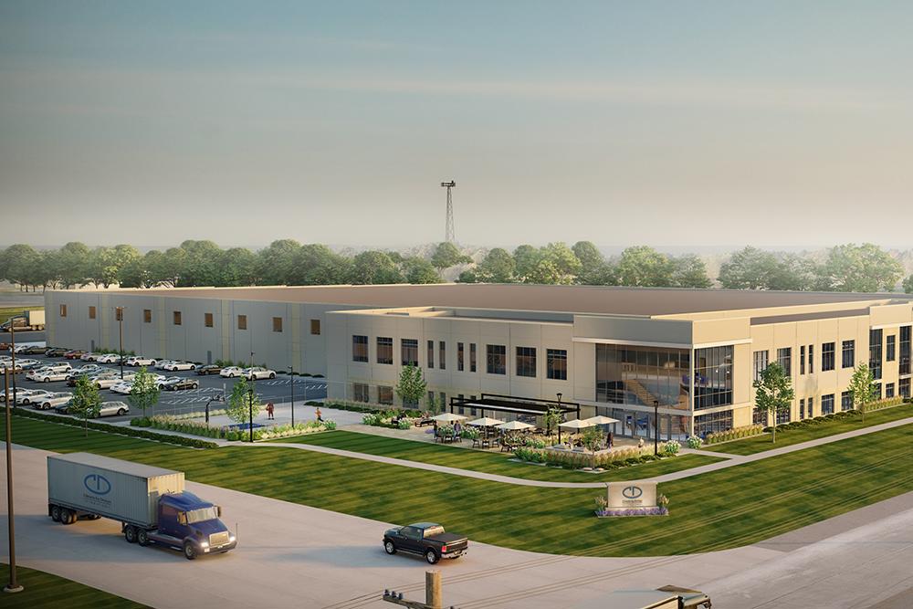 Rendering of Climate by Design International Headquarters facility in Owatonna, Minn.