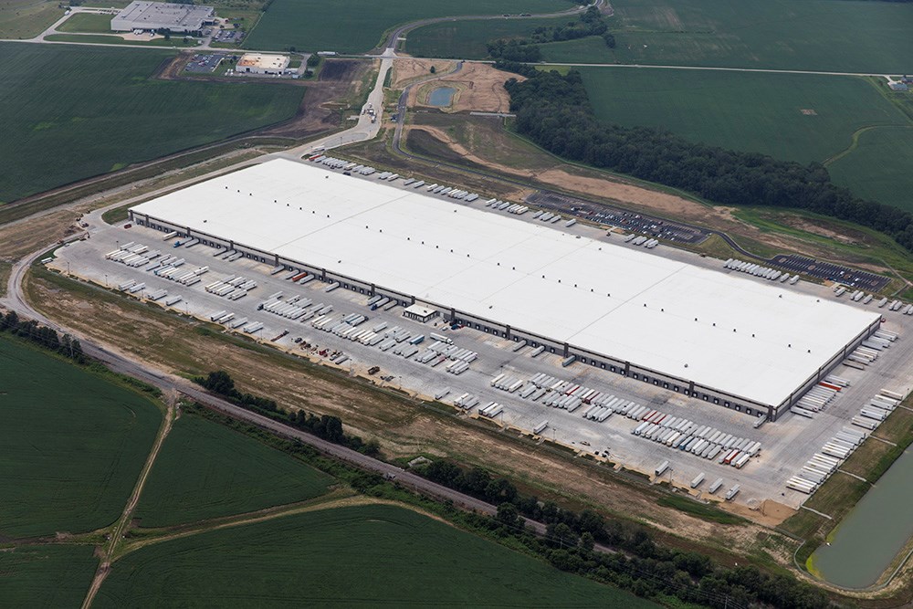 ConAgra Foods warehouse aerial photo, developed, designed and built by Opus