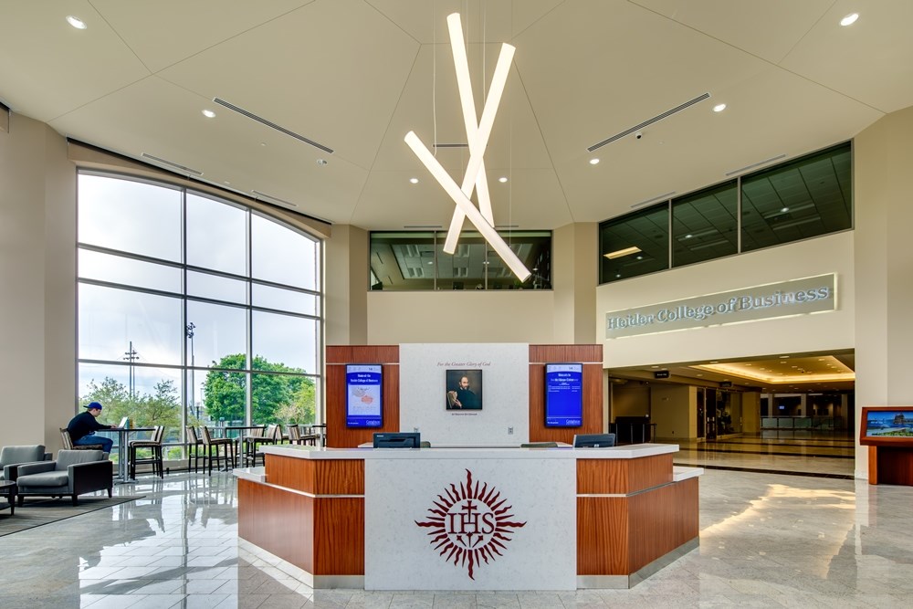 Opus AE Group collaborated with Creighton University to create a functional, welcoming academic space.