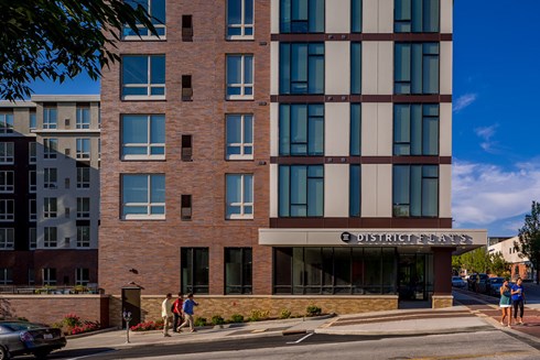 District Flats student housing developed by Opus