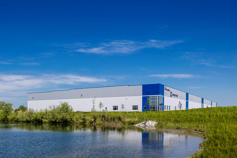 Suburban Des Moines industrial warehouse development by Opus