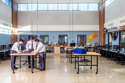 Saint Thomas Academy Innovation Center designed & built by Opus