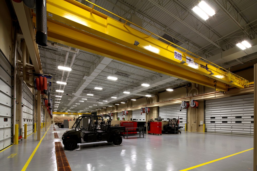 Iowa Army National Guard AFRC Complex's Field Maintenance Shop is used to repair and maintain the equipment and fleets.