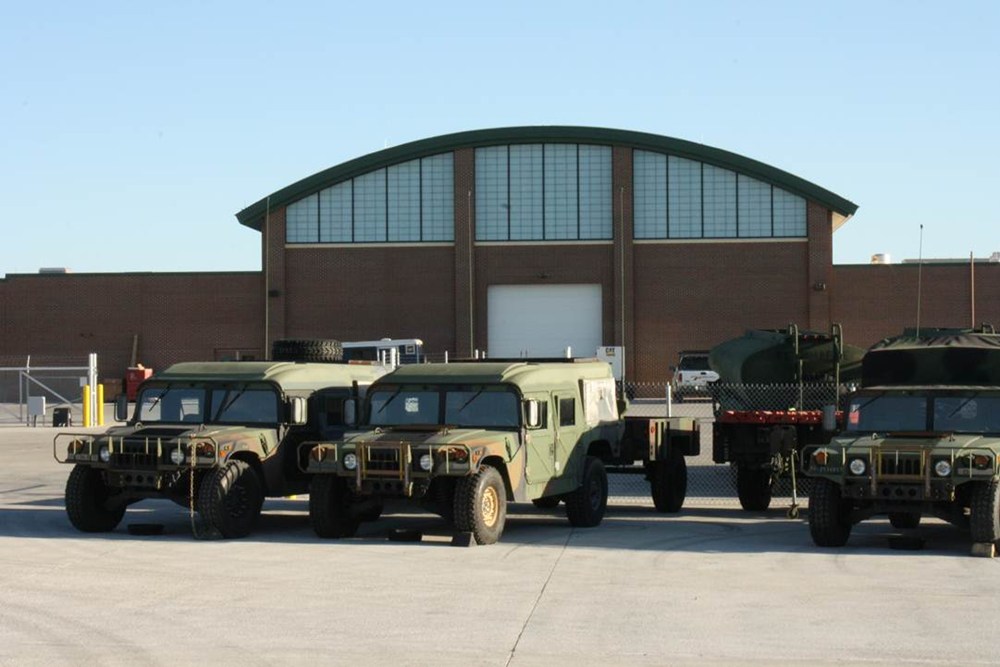 Iowa Army National Guard AFRC Complex construction in Cedar Rapids, Iowa.