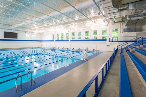 Luther College Aquatic Center, insitutional construction, athletic facility construction