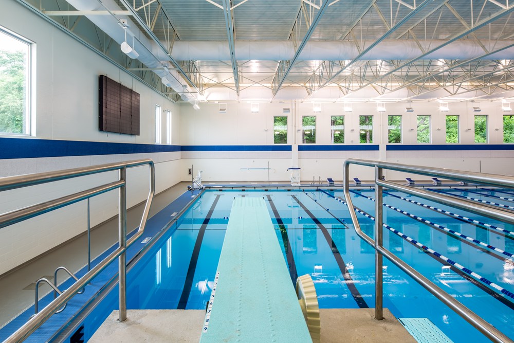Luther College Aquatic Center, insitutional construction, athletic facility construction