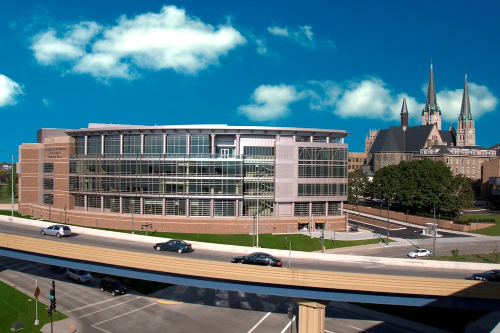 Marquette University Law School, institutional construction, Marquette construction