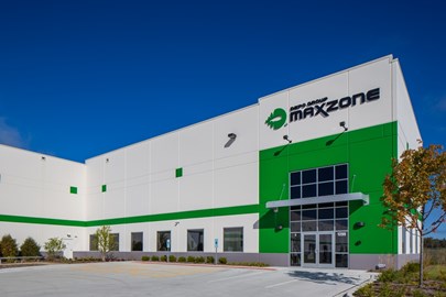 Maxzone Vehicle Lighting Corporation is a warehouse distribution center build by Opus Design Build.