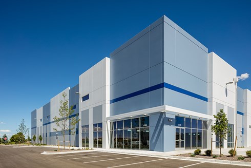 Rangeview Industrial Center, a speculative warehouse development, by Opus