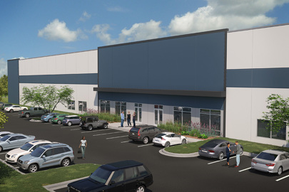 Rendering of River Road Logistics by The Opus Group