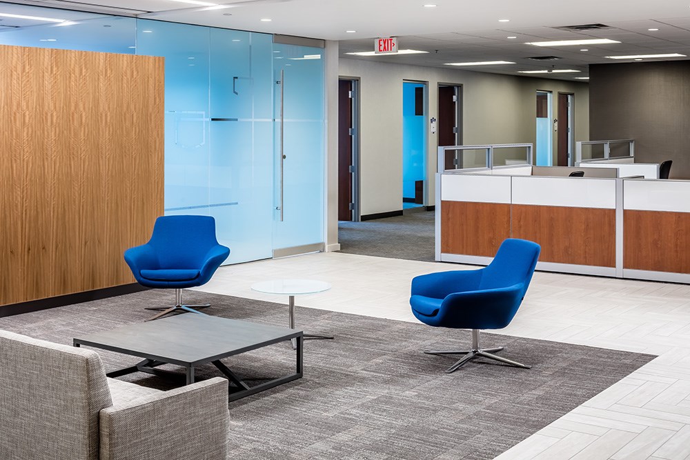 A suburban Minneapolis Office TI completed by Opus’ Client Direct Services