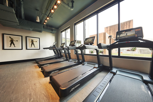 Ascend Five Points South UAB Student Living Development fitness center